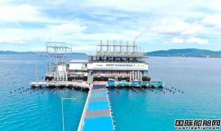 印尼自主建造首艘雙燃料發(fā)電船投產(chǎn)