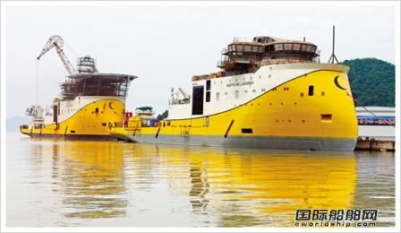 浙江造船首制SX130型多用途海工船
