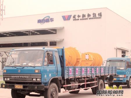 江蘇威和首批錨絞機(jī)完工發(fā)往船企